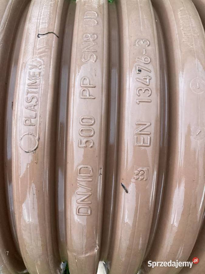 Rura fi 500 na mostek przepust Przystajń