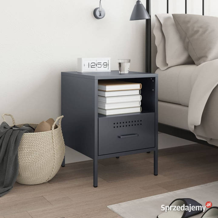 Szafka nocna antracytowa 36x39x505 stal WM843058 Warszawa
