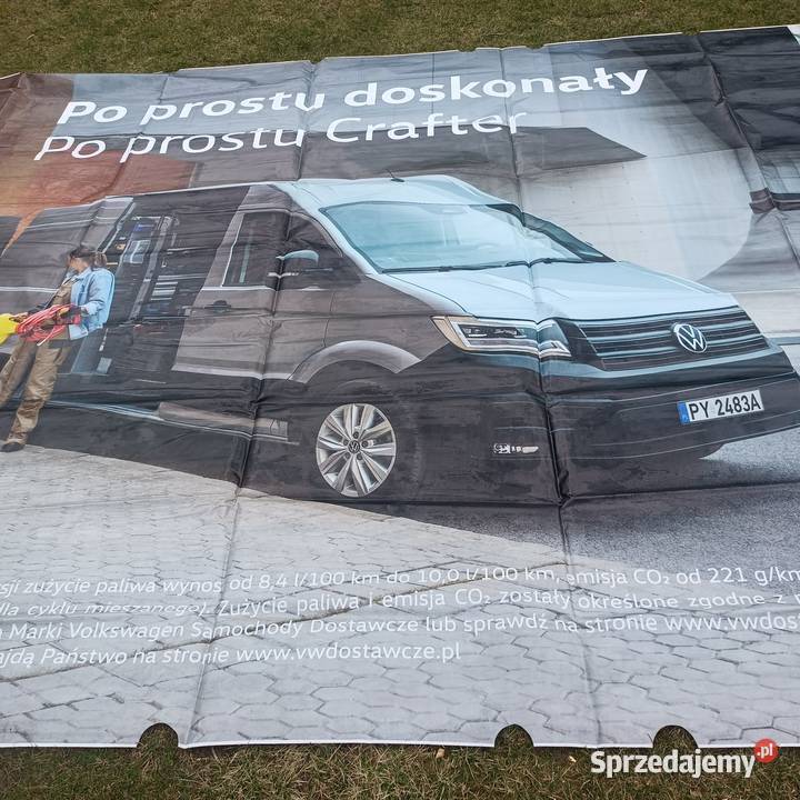 Plandeka baner przykrycie 4x8 Tworyczów