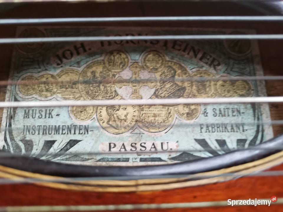 Przedwojenna Cytra kompletny zestaw ART DECO Kraków