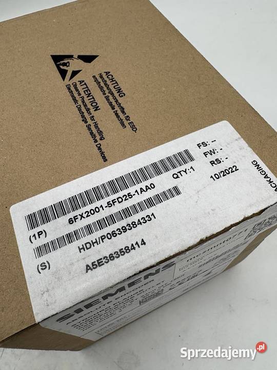 Siemens 6FX20015FD251AA0 Absolute Encoder Warszawa sprzedam