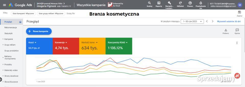 Prowadzenie kampanii Google Ads mazowieckie Warszawa reklama