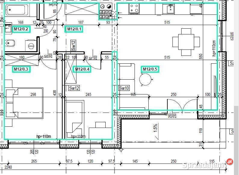 Wieliczka 3 pokoje nowe wykończone pod klucz