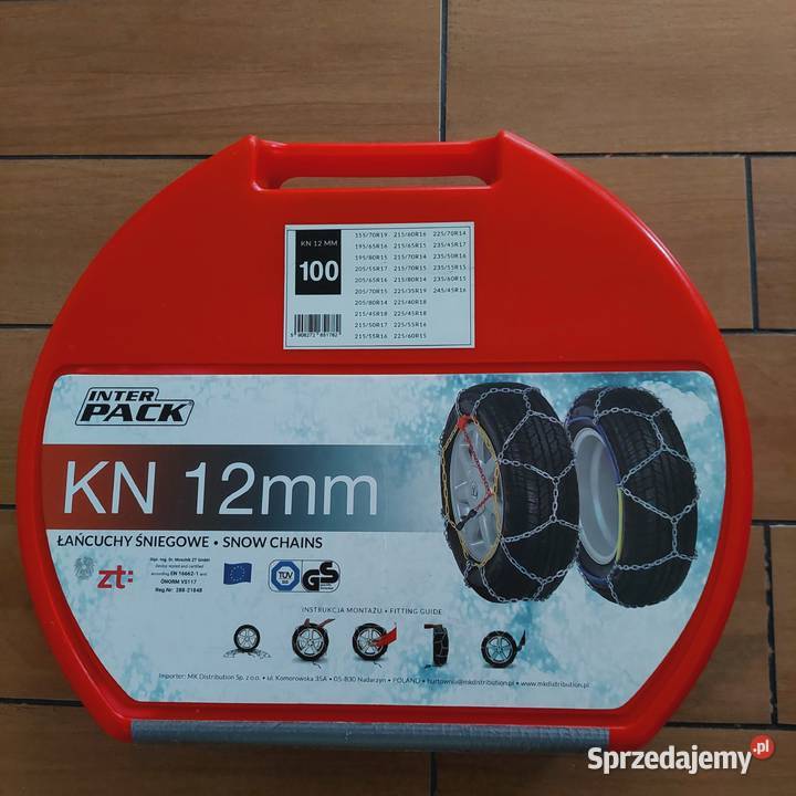 Łańcuchy śniegowe Inter Pack KN 100 12mm Warszawa