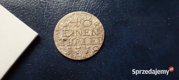 Stare monety 148 talara kwiat 1778 Niemcy srebro Lesko