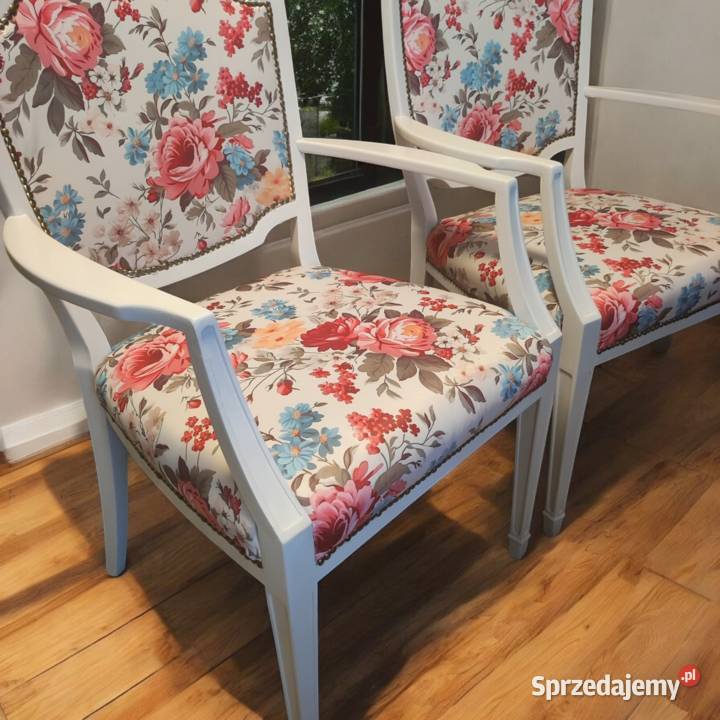 Krzesła solidnie drewniane Fotele Łagiewniki