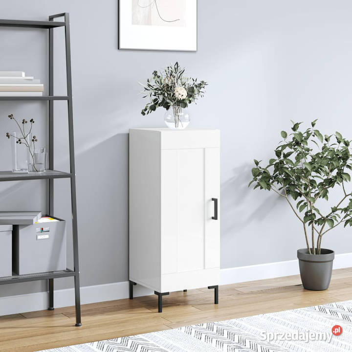 Szafka biała połysk 345x34x90 materiał sprzedam