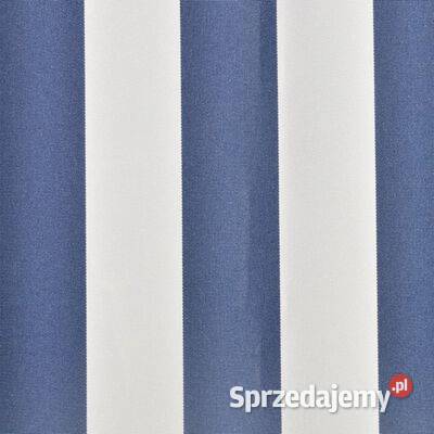 vidaXL Tkanina do markizy niebieskobiała 3 x 25 mazowieckie Warszawa