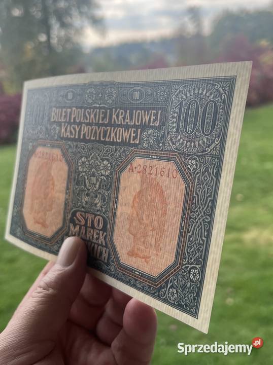 100 mkp 1916 Generał PIĘKNE Trąbki Wielkie sprzedam