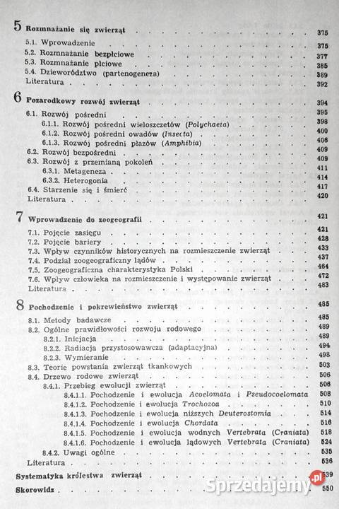 Zoologia Tom 12 Cęść ogólna Część systematyczna Kultura i Rozrywka
