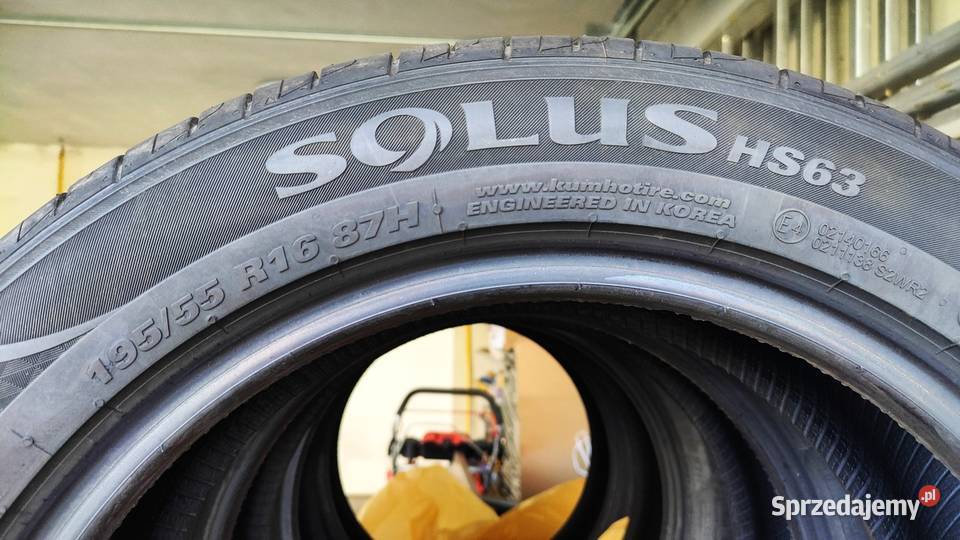 Opony Kumho 195 55 R16 87H komplet NOWE OLSZTYN lato