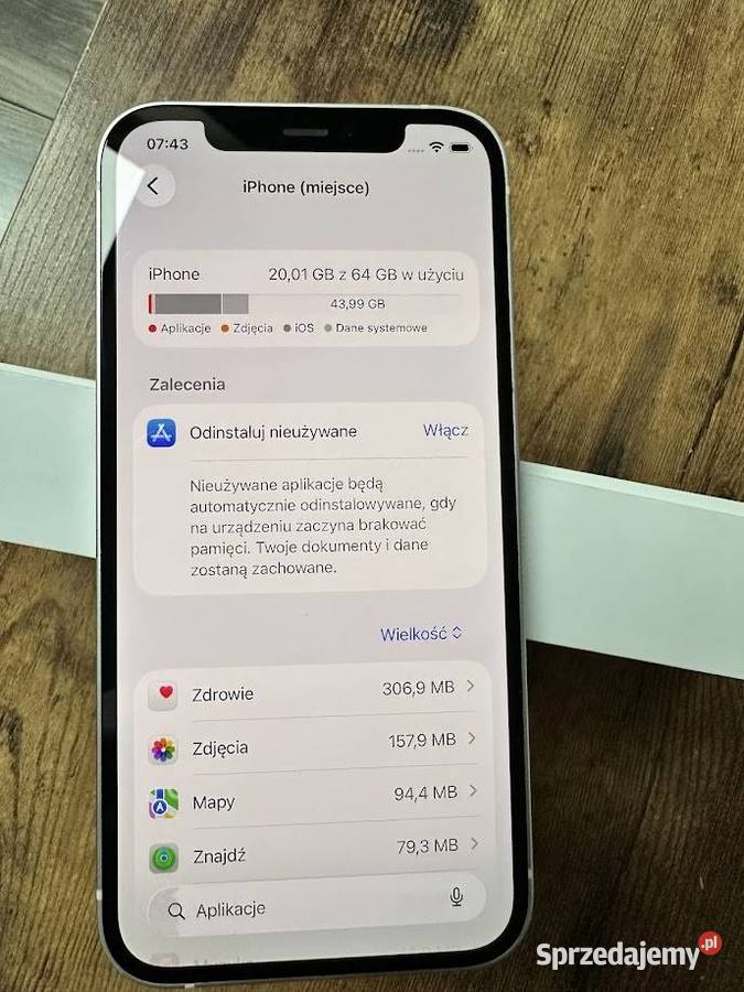 iPhone 12 white biały stan nowa bateria małopolskie sprzedam