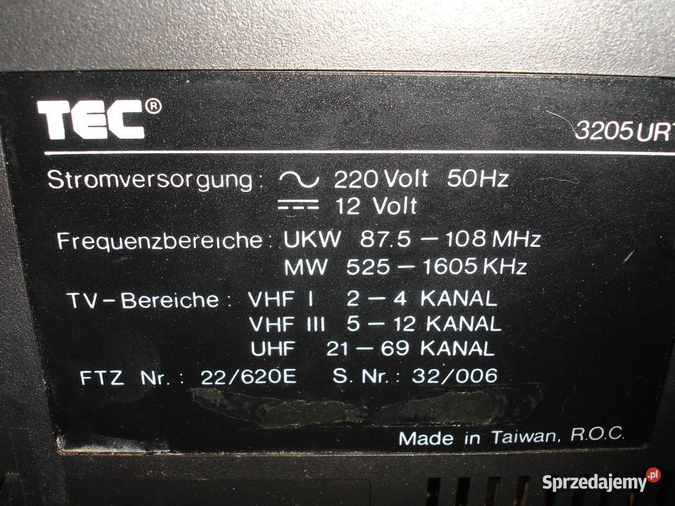 Radio z TV TEC3205