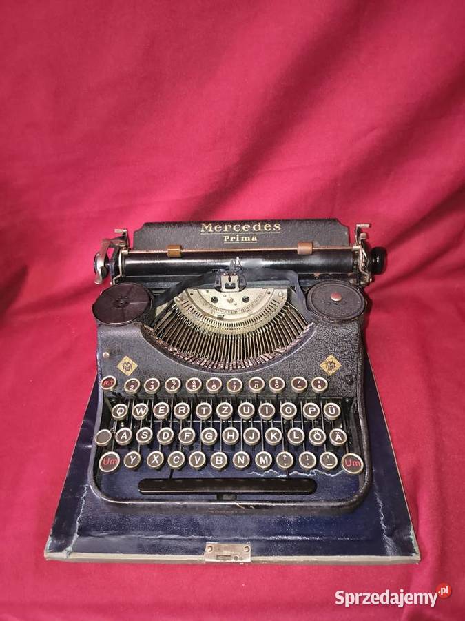 Maszyna do pisania Mercedes Prima walizka Chorzew