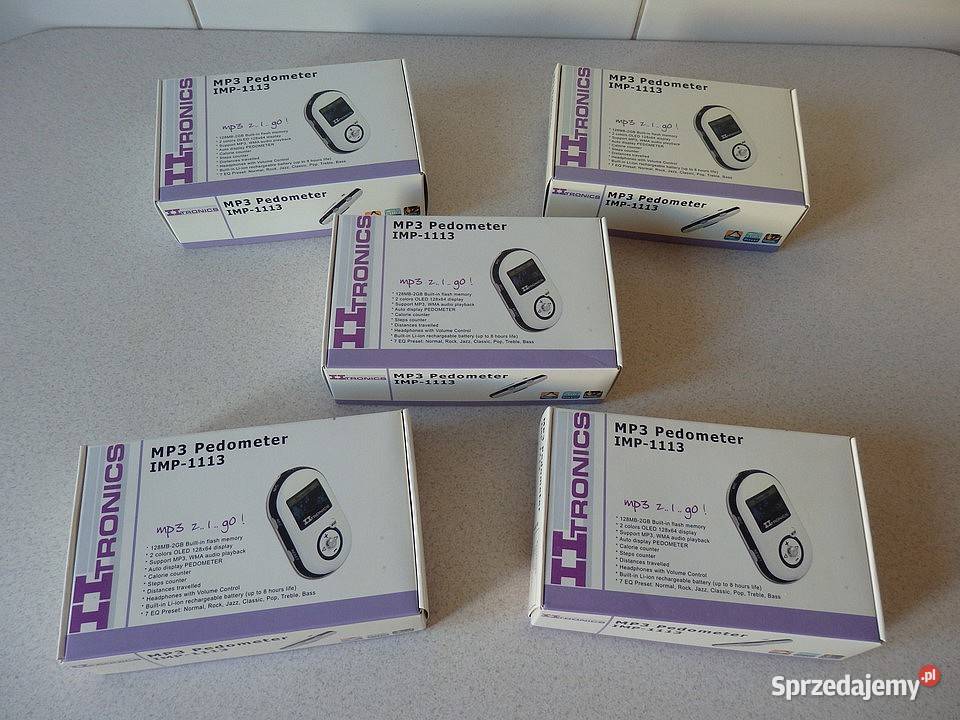 5 sztuk Opaska Licznik kalorii Krokomierz MP3