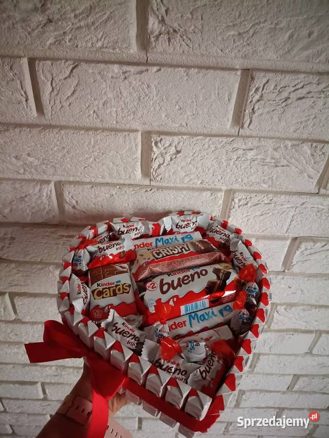 Serce Kidner Zestaw słodyczy Prezent dzieci Słupca