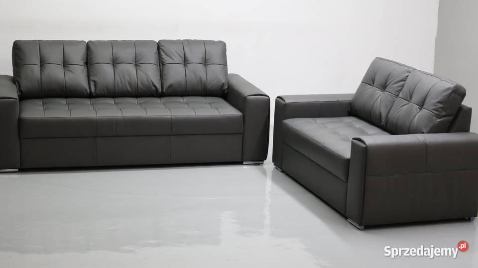 RIX KOMPLET 32 sofy kanapy zestaw popielata Poznań