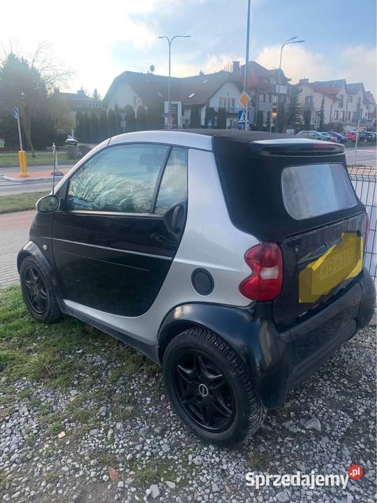 Smart Cabrio 2002 benzyna 06 ubezpkoła alu dach Pułtusk