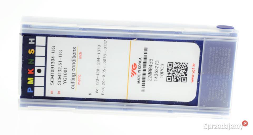10 płytek YG1 SCMT09t304UG YG1001 do toczenia Lubań