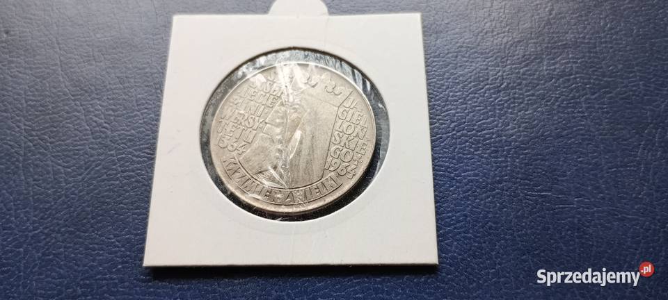 Stare monety 10 złotych 1964 PRL Polska skrętka Lesko