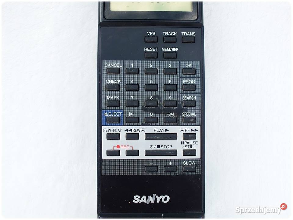 Pilot SANYO A05122 do magnetowidów VHS ORYGINAŁ lubuskie Żary