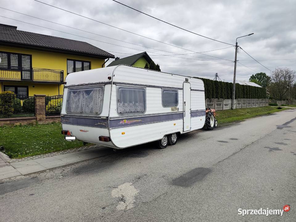 Przyczepa Kempingowa Zarejestrowana Na działkę Wodzisław