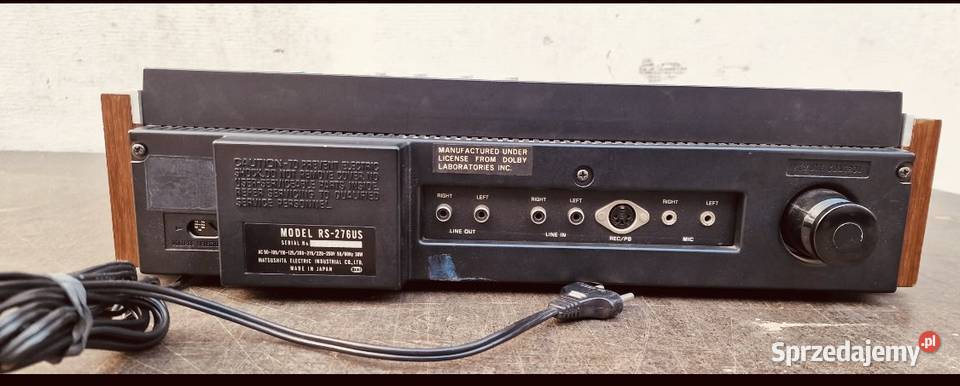 Unikatowy piękny Panasonic International RS 276 Grudziądz