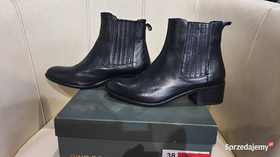 Buty botki skórzane Gino Rossi 451 damskie 38 lubelskie
