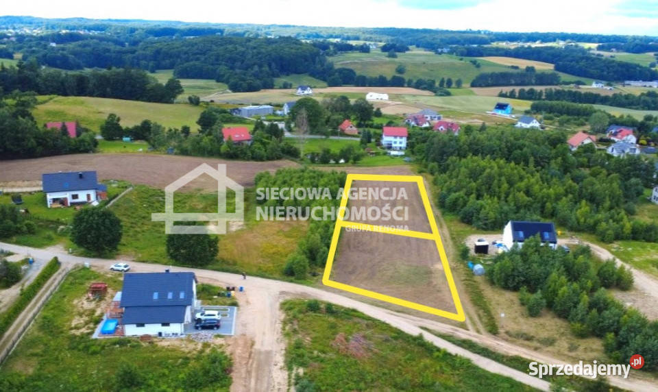 sprzedaży gruntu Kobysewo 1246 metrów szambo