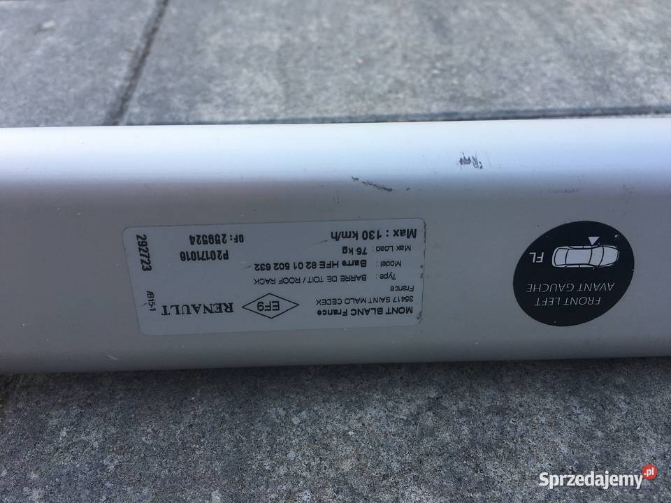 Bagażnik smochodowy Renault Kadjarfrancuski Płock