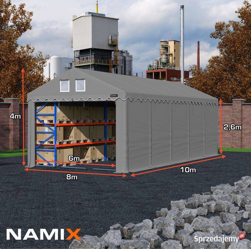 Namiot PRESTIGE 8x1026m hala przemysłowa Jabłonna sprzedam