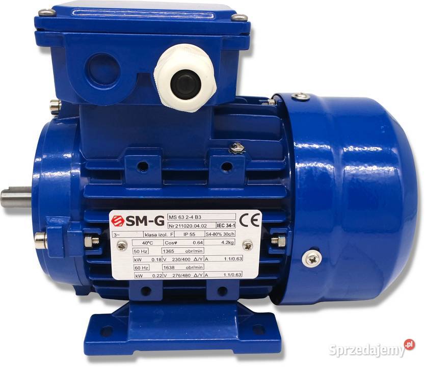 Silnik Łapowy B3 018kW 230V 1365 obr W11 3FAZOWY kujawsko-pomorskie Solec Kujawski