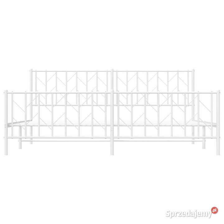 Metalowa rama łóżka z wezgłowiem i zanóżkiem 90cm mazowieckie Warszawa sprzedam
