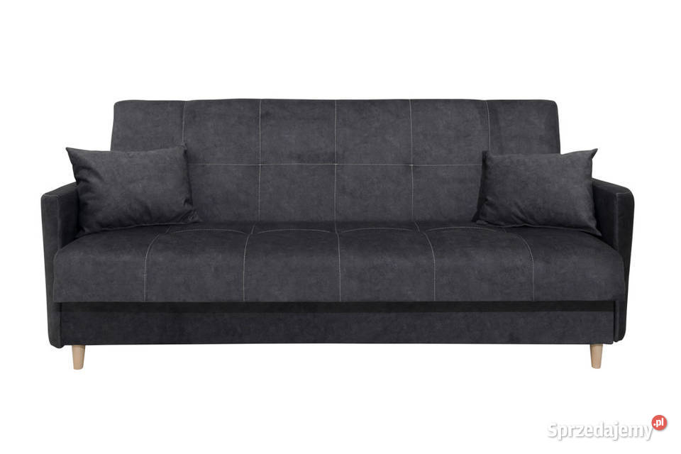 Wersalka Tapicerowana Czarna USZAK Rzeszów