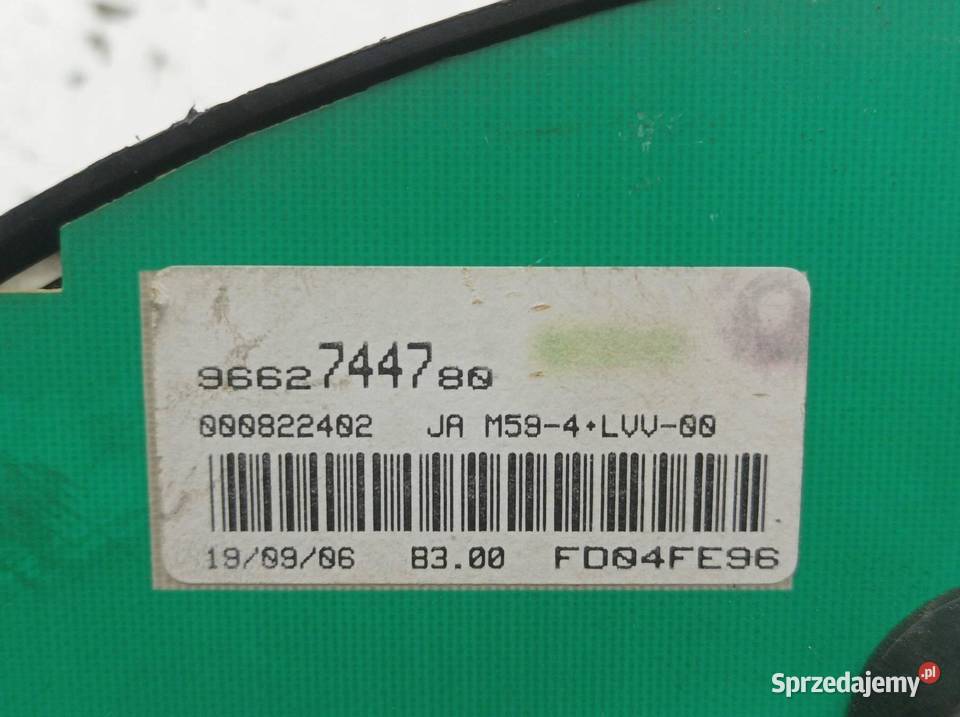 LICZNIK 9662744780 16 B 108 Citroen Berlingo I świętokrzyskie