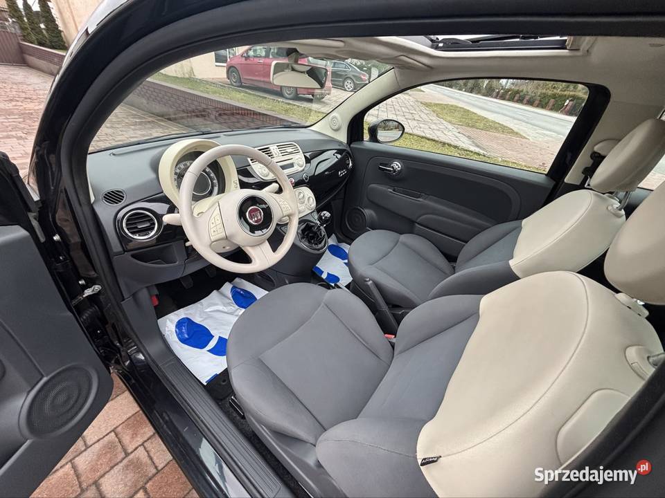 Fiat 500 12 Benz Klima Panorama Dach Alufelgi nieuszkodzony Jarocin sprzedam