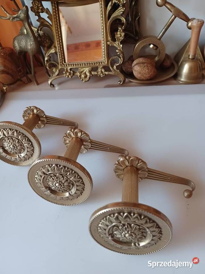 Wieszak mosiężny Wyposażenie wnętrz Poznań sprzedam