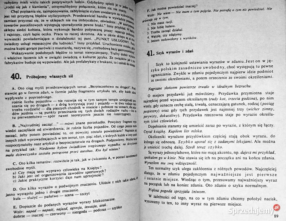 Język polski na co dzień Ewa i Feliks Przyłubscy Rok wydania 1984 Chełm