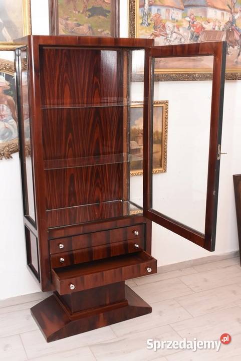 Witryna Art Deco Gablotka Serwantka Salon Kraków