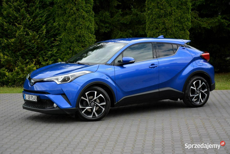 Toyota CHR Ledy Radar Navi Kamera KeylessGo niebieski mazowieckie Ostrów Mazowiecka
