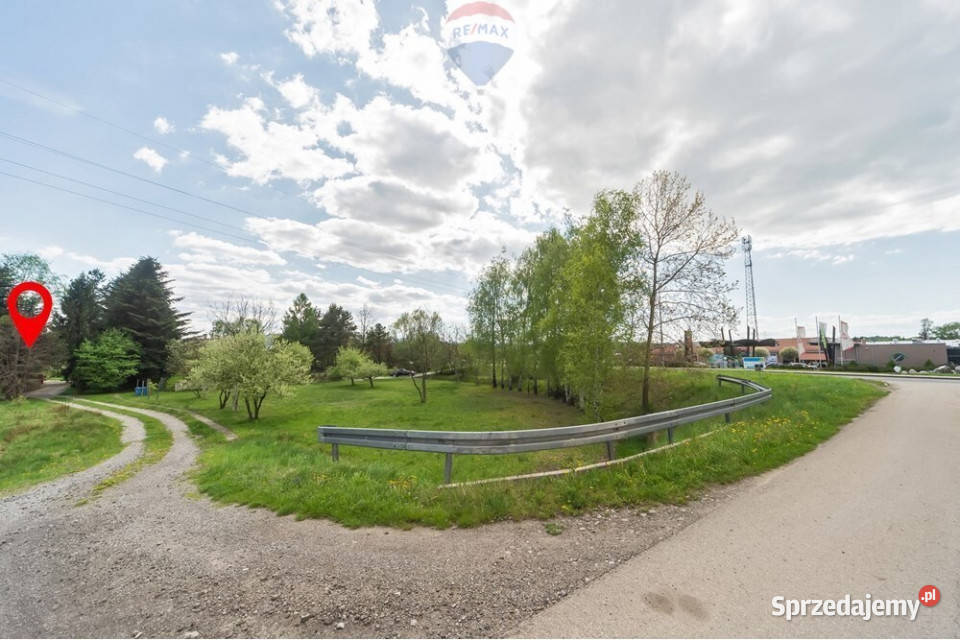 Inwestycyjne 3590m2 głównej drodze Komorowic Sprzedaż Bielsko-Biała