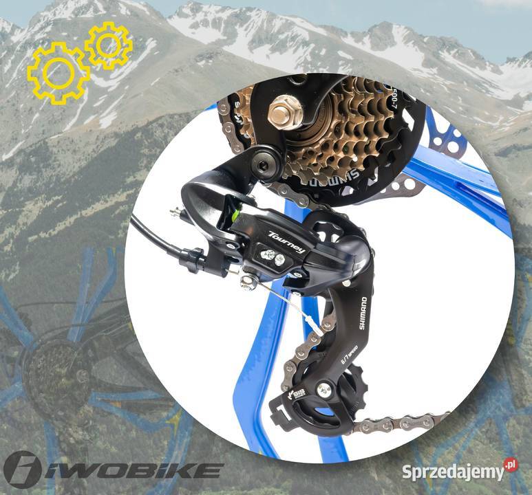 Rower Męski Damski Górski 26 IWOBIKE Shimano MTB Gorlice