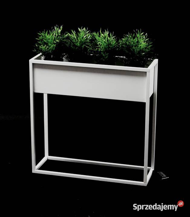 Kwietnik Metalowy Stojak Donica 60x60 skrzynka Sobienie-Jeziory