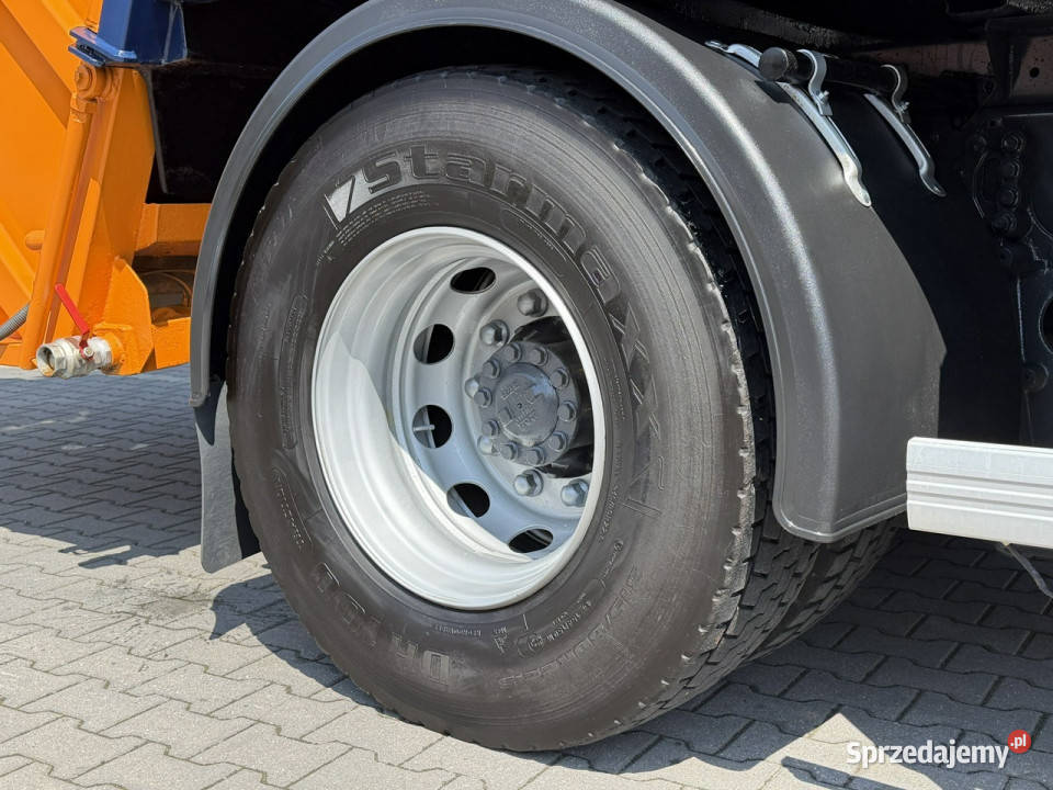 DAF LF 55300 Śmieciarka Komunal Partner KP 16V Widełki