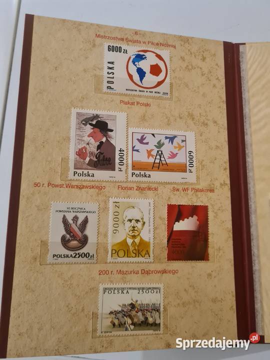 Znaczki pocztowe RP tom XX 199495r KOMPLETNY Chorzów