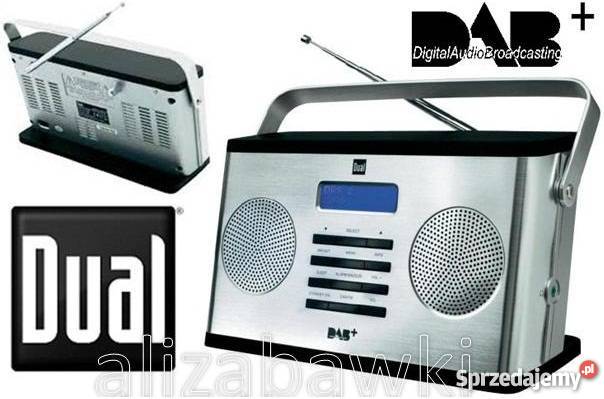 Radio Cyfrowe DAB/DAB+ Dual DAB 10S FM Srebrne