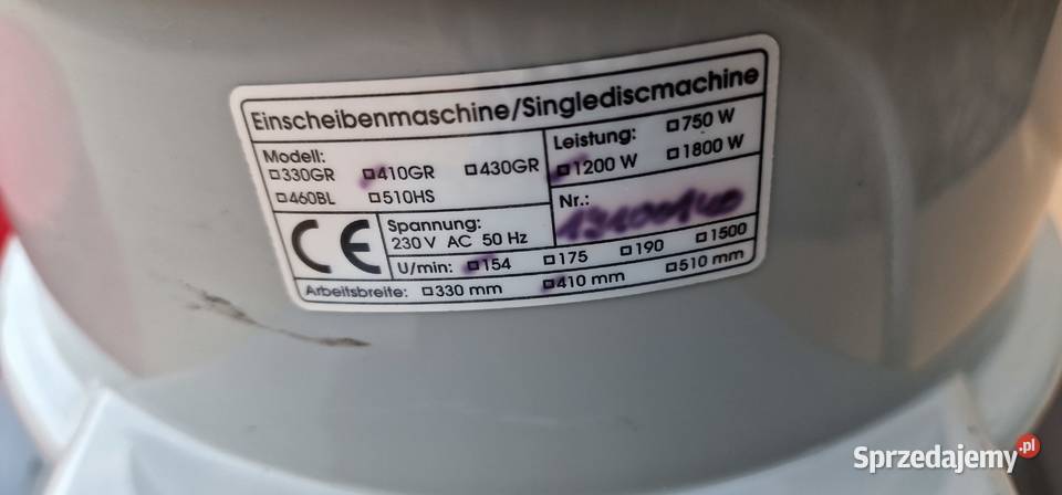 URZĄDZENIE DO CZYSZCZENIA KLEEN KLITE SD17 Trzciel