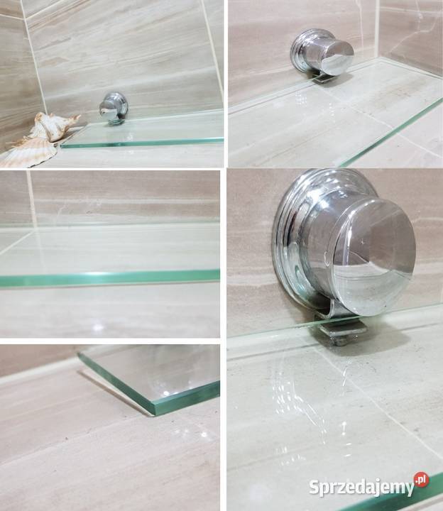 akcesoria łazienki mydelniczka półka uchwyt Kielce