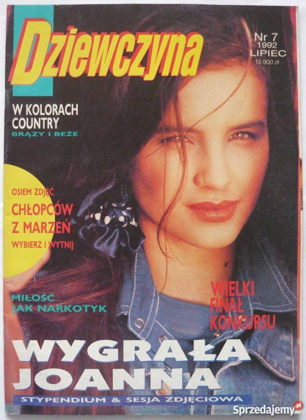 DZIEWCZYNA 7 LIPIEC 1992 PLAKAT SHANICE Czasopisma Warszawa