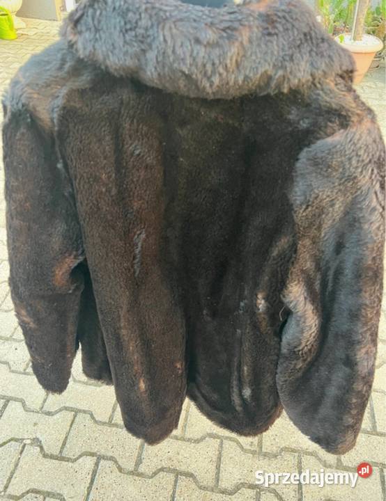 Futro płaszcz z Lamy Rozmiar 38(M) śląskie sprzedam